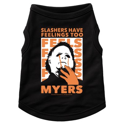 Riot Society Halloween M.I.C.H.A.E.L Myers Slashers Have Feelings Too Doggie Tank