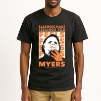 Riot Society Halloween M.I.C.H.A.E.L Myers Slashers Have Feelings Too Tall T-Shirt