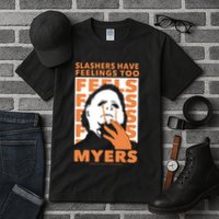 Riot Society Halloween M.I.C.H.A.E.L Myers Slashers Have Feelings Too Tall T-Shirt