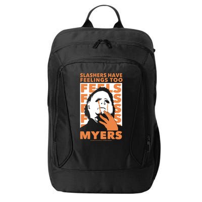 Riot Society Halloween M.I.C.H.A.E.L Myers Slashers Have Feelings Too City Backpack