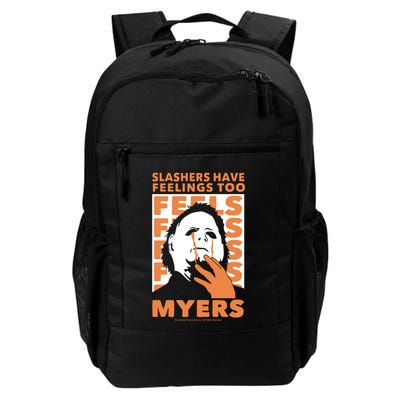 Riot Society Halloween M.I.C.H.A.E.L Myers Slashers Have Feelings Too Backpack