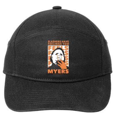Riot Society Halloween M.I.C.H.A.E.L Myers Slashers Have Feelings Too 7-Panel Snapback Hat