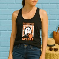 Riot Society Halloween M.I.C.H.A.E.L Myers Slashers Have Feelings Too Womens Tank Top