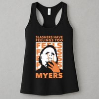 Riot Society Halloween M.I.C.H.A.E.L Myers Slashers Have Feelings Too Womens Tank Top