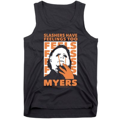 Riot Society Halloween M.I.C.H.A.E.L Myers Slashers Have Feelings Too Tank Top