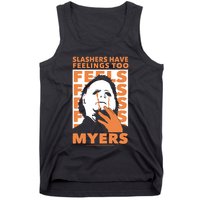 Riot Society Halloween M.I.C.H.A.E.L Myers Slashers Have Feelings Too Tank Top