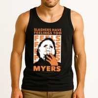 Riot Society Halloween M.I.C.H.A.E.L Myers Slashers Have Feelings Too Tank Top