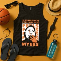 Riot Society Halloween M.I.C.H.A.E.L Myers Slashers Have Feelings Too Tank Top