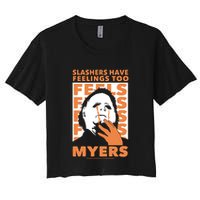 Riot Society Halloween M.I.C.H.A.E.L Myers Slashers Have Feelings Too Crop Top