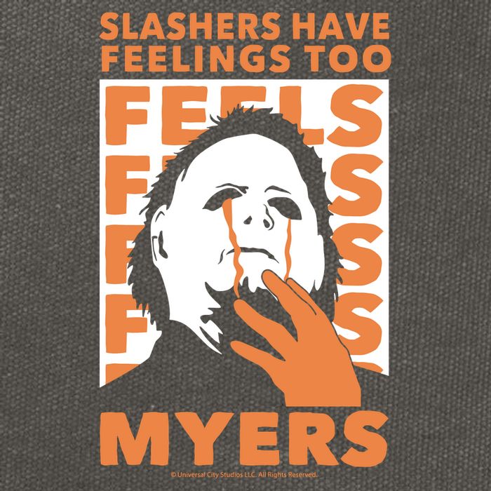 Riot Society Halloween M.I.C.H.A.E.L Myers Slashers Have Feelings Too Cotton Canvas Backpack