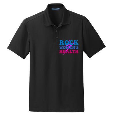 Rock 's Health Groovy Design for  Dry Zone Grid Polo