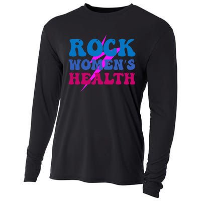 Rock 's Health Groovy Design for  Cooling Performance Long Sleeve Crew