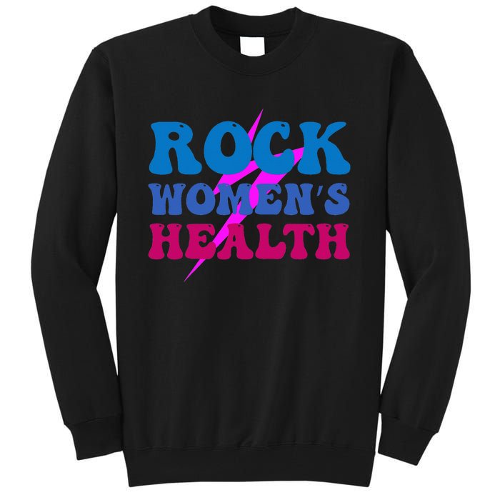 Rock 's Health Groovy Design for  Tall Sweatshirt