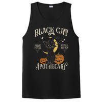 Retro Scary Halloween Costume Black Cat Salem Apothecary PosiCharge Competitor Tank