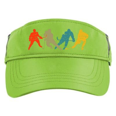 Retro Style Hockey Players Adult Drive Performance Visor