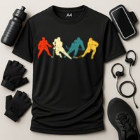 Retro Style Hockey Players Performance Shirt