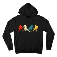 Retro Style Hockey Players Hoodie