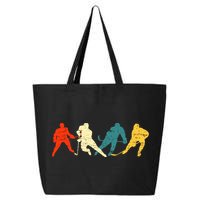 Retro Style Hockey Players 25L Jumbo Tote