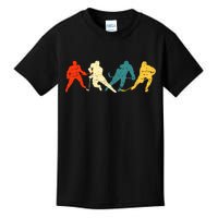 Retro Style Hockey Players Kids T-Shirt