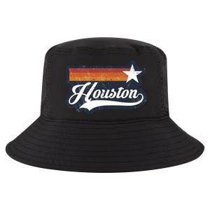 Retro Sunset Houston Texas HTown Houston Cool Comfort Performance Bucket Hat