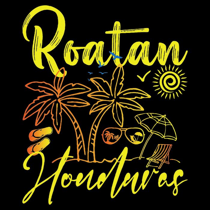 Roatan Souvenirs Honduras Beach Honduras Vacation Roatan Women's V-Neck T-Shirt