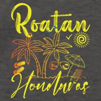 Roatan Souvenirs Honduras Beach Honduras Vacation Roatan Vector Backpack
