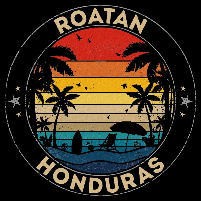 Roatan Souvenir Honduras Reminder Button