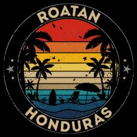 Roatan Souvenir Honduras Reminder Youth Performance Sprint T-Shirt
