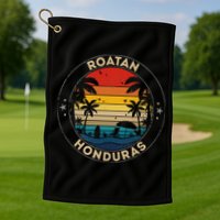 Roatan Souvenir Honduras Reminder Golf Towel