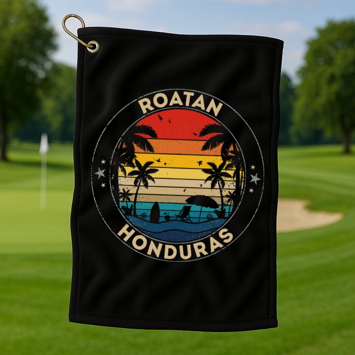 Roatan Souvenir Honduras Reminder Golf Towel