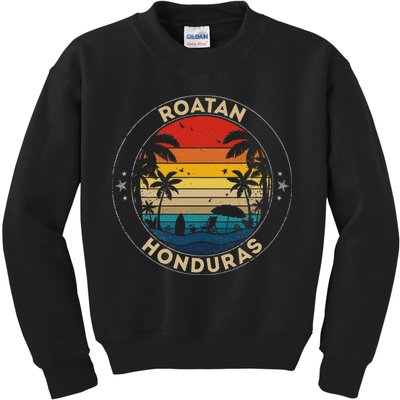 Roatan Souvenir Honduras Reminder Kids Sweatshirt
