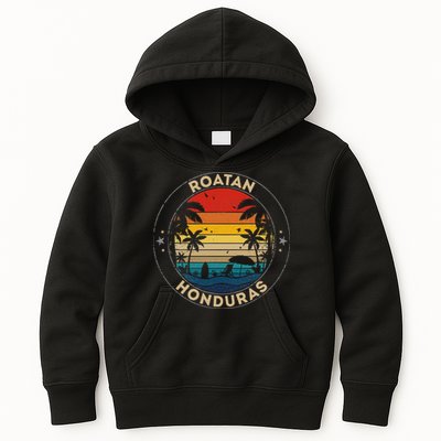Roatan Souvenir Honduras Reminder Kids Hoodie
