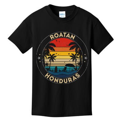 Roatan Souvenir Honduras Reminder Kids T-Shirt