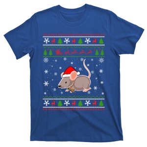 Rat Santa Hat Ugly Christmas Design Xmas Sweater Pajama Cute Gift T-Shirt