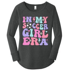 Retro Soccer In My Soccer Girl Era Gift Women's Perfect Tri Tunic Long Sleeve Shirt