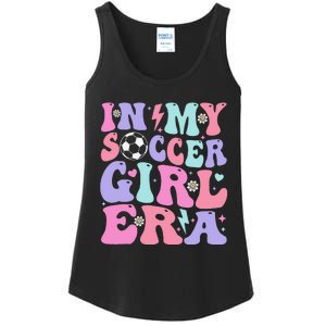 Retro Soccer In My Soccer Girl Era Gift Ladies Essential Tank