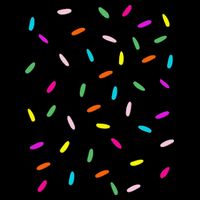 Rainbow Sprinkles Ice Cream Costume Halloween Cooling Performance Crew T-Shirt