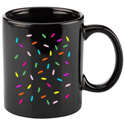 Rainbow Sprinkles Ice Cream Costume Halloween 11oz C Handle Ceramic Mug