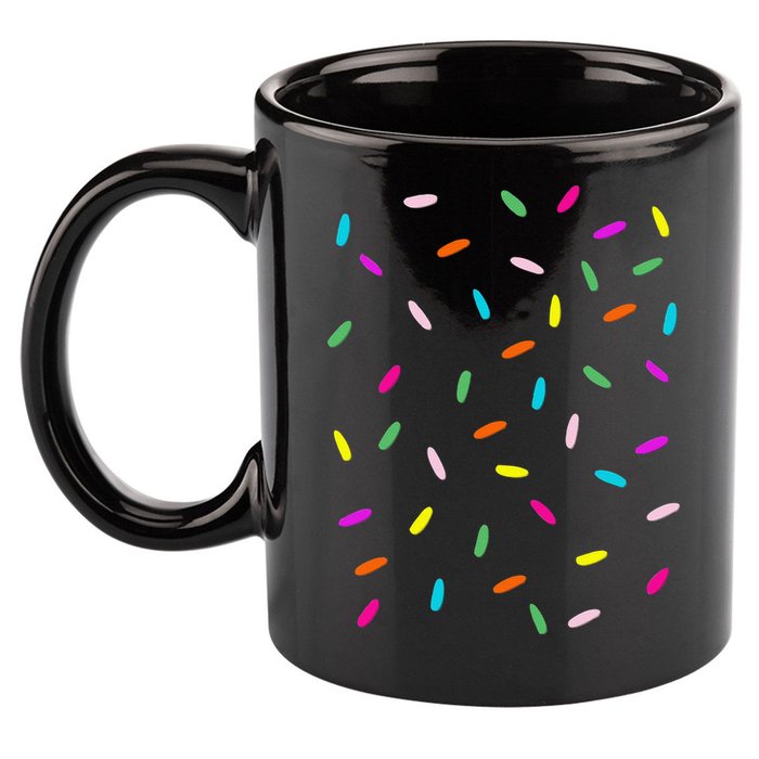 Rainbow Sprinkles Ice Cream Costume Halloween 11oz C Handle Ceramic Mug