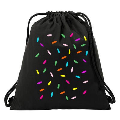 Rainbow Sprinkles Ice Cream Costume Halloween Drawstring Bag
