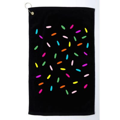 Rainbow Sprinkles Ice Cream Costume Halloween Golf Towel