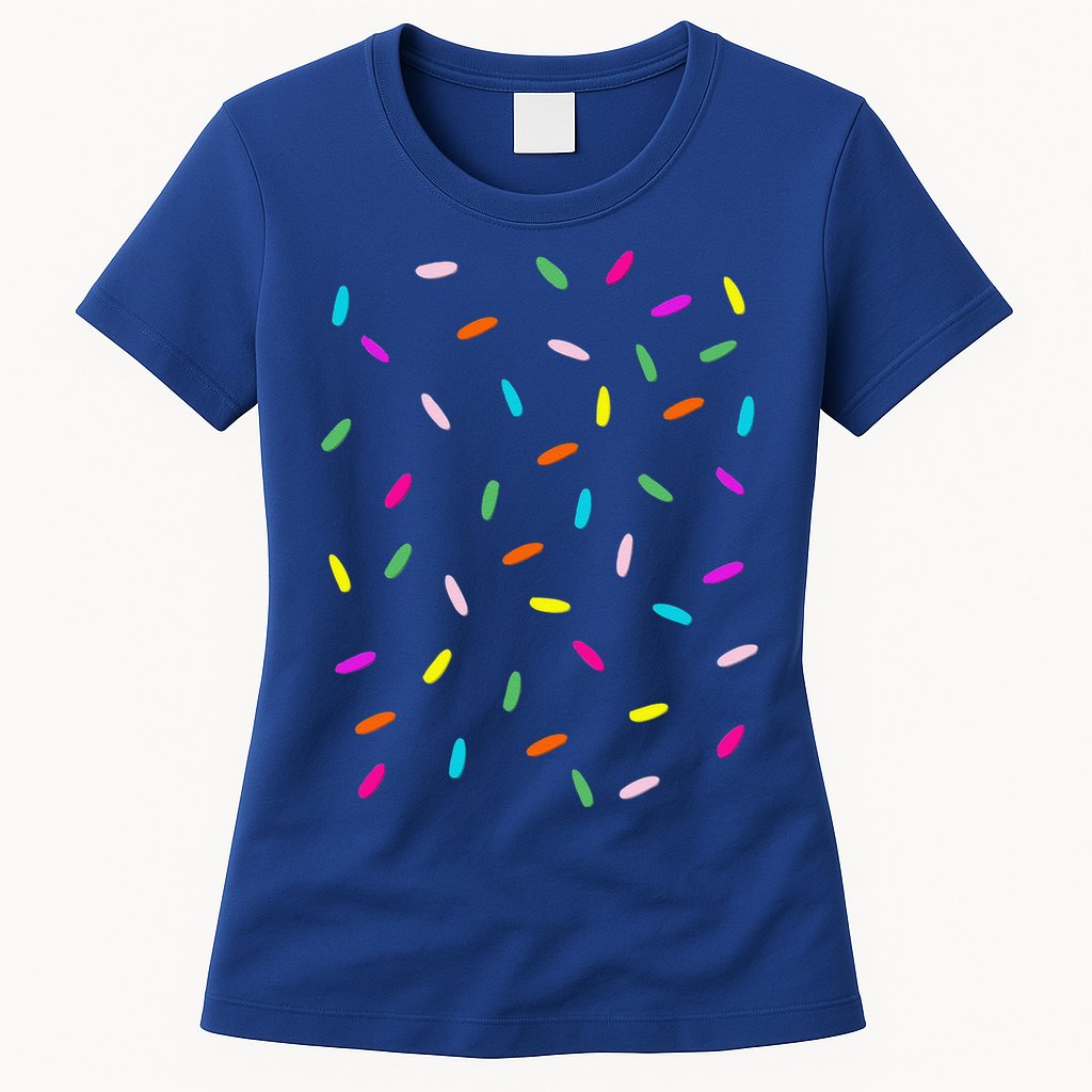 Rainbow Sprinkles Ice Cream Costume Halloween Womens T-Shirt