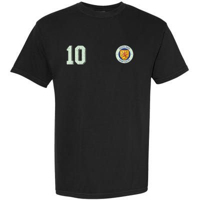 Retro Soccer Inspired Scotland Garment-Dyed Heavyweight T-Shirt