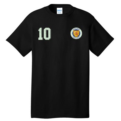 Retro Soccer Inspired Scotland Tall T-Shirt