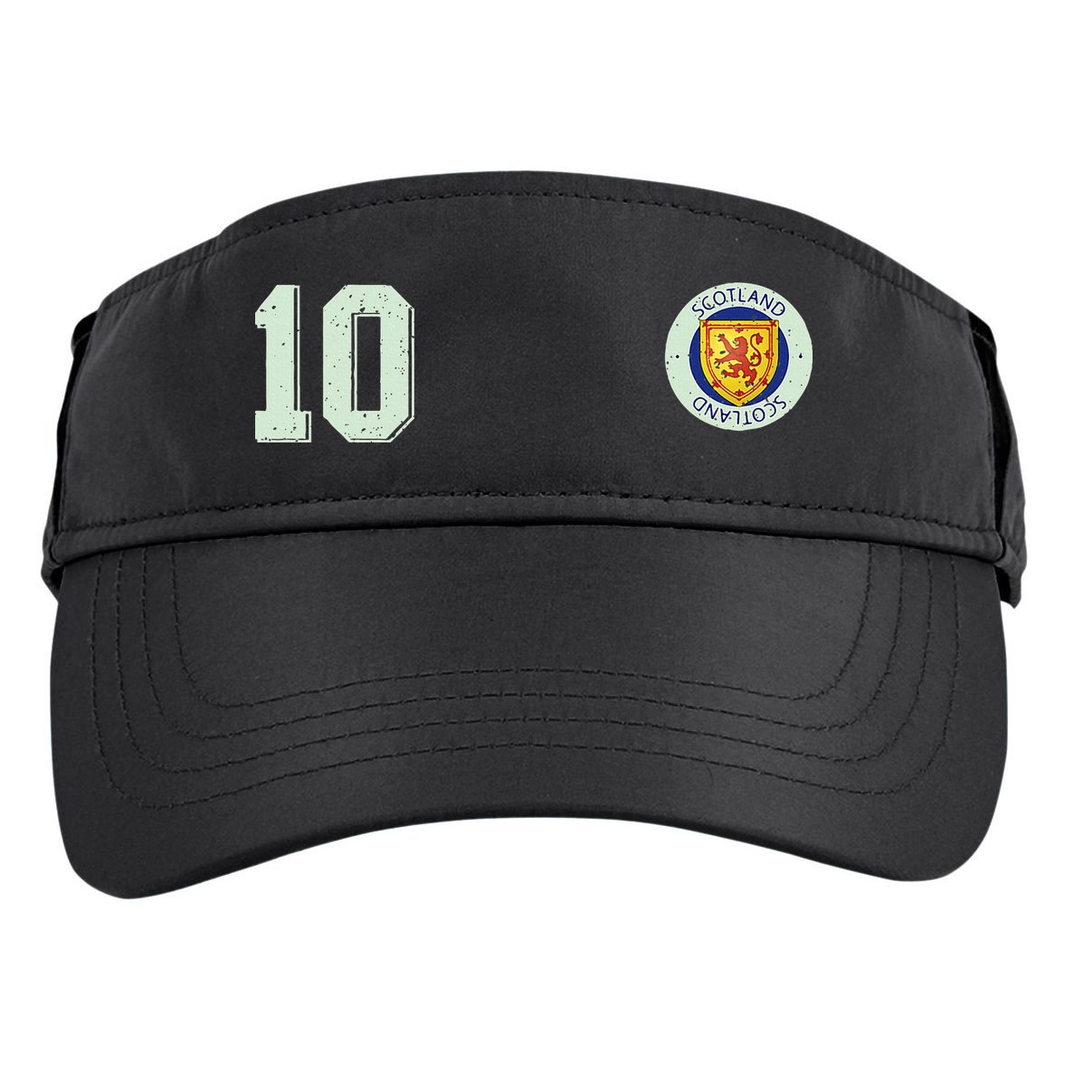 Retro Soccer Inspired Scotland Adult Drive Performance Visor