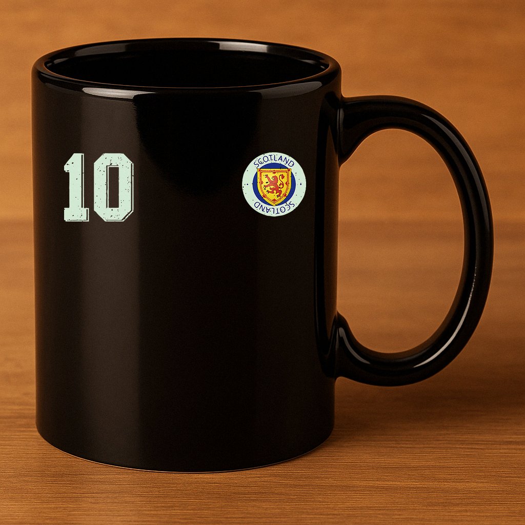 Retro Soccer Inspired Scotland 11oz C Handle Ceramic Mug