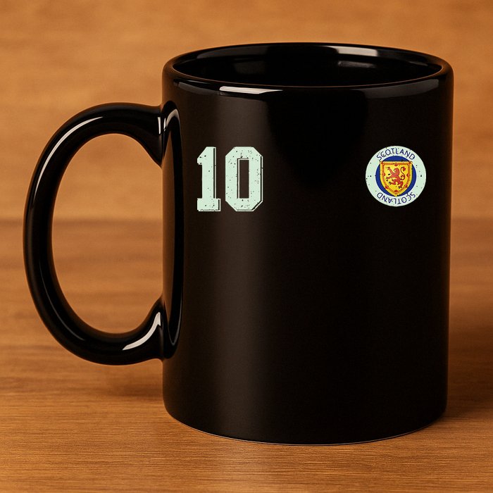 Retro Soccer Inspired Scotland 11oz C Handle Ceramic Mug