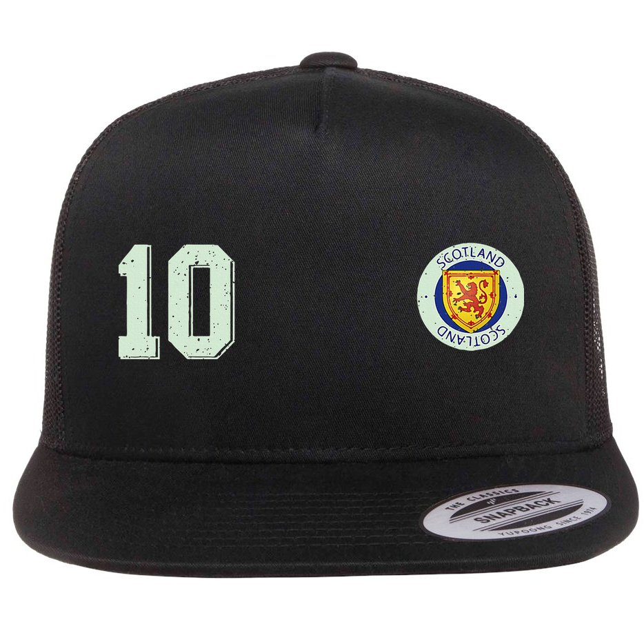 Retro Soccer Inspired Scotland Flatbill Hat