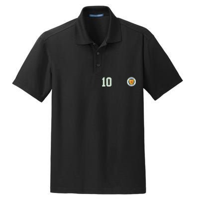 Retro Soccer Inspired Scotland Dry Zone Grid Polo