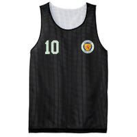 Retro Soccer Inspired Scotland Mesh Reversible Basketball Jersey Tank